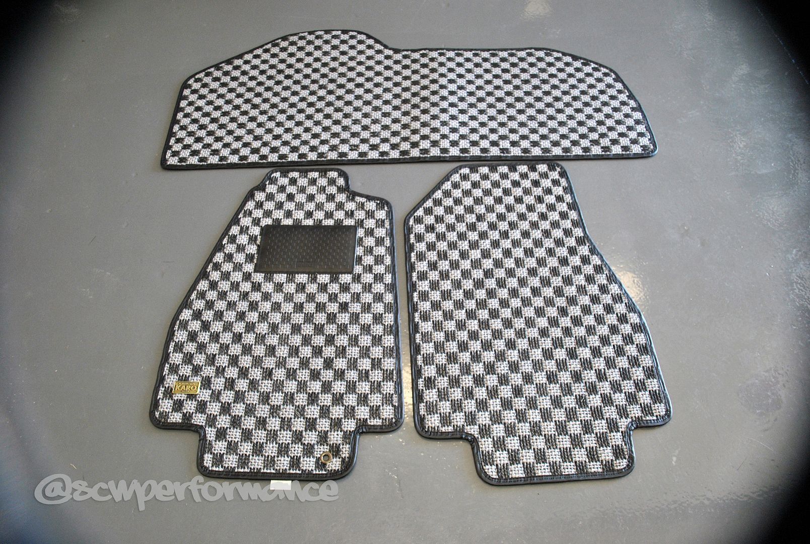 [1st Gen] NEW! JDM Karo Sisal TRUNK Mats for NSX A compliment to Karo